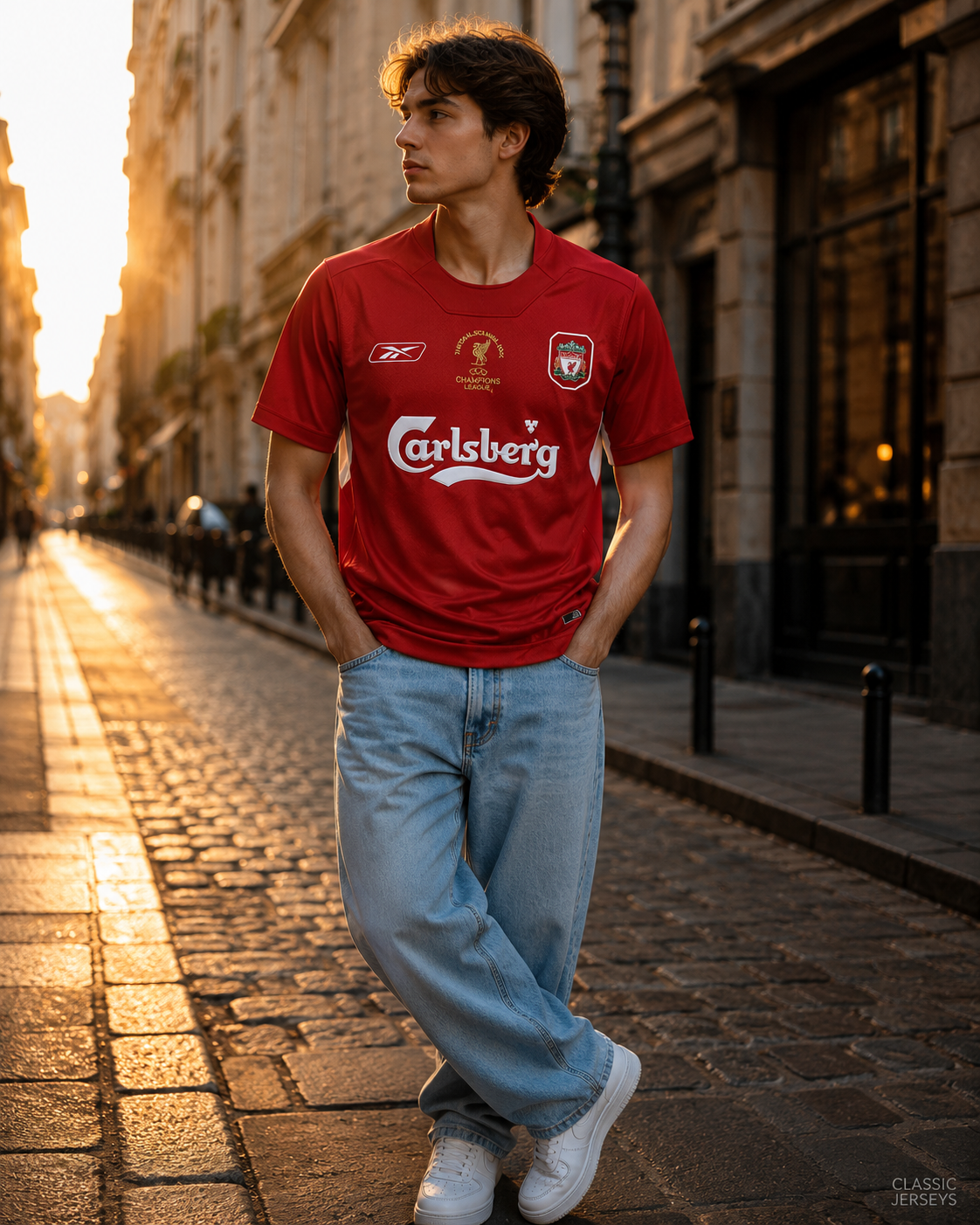Retro 04-05 Liverpool Home Soccer Jersey