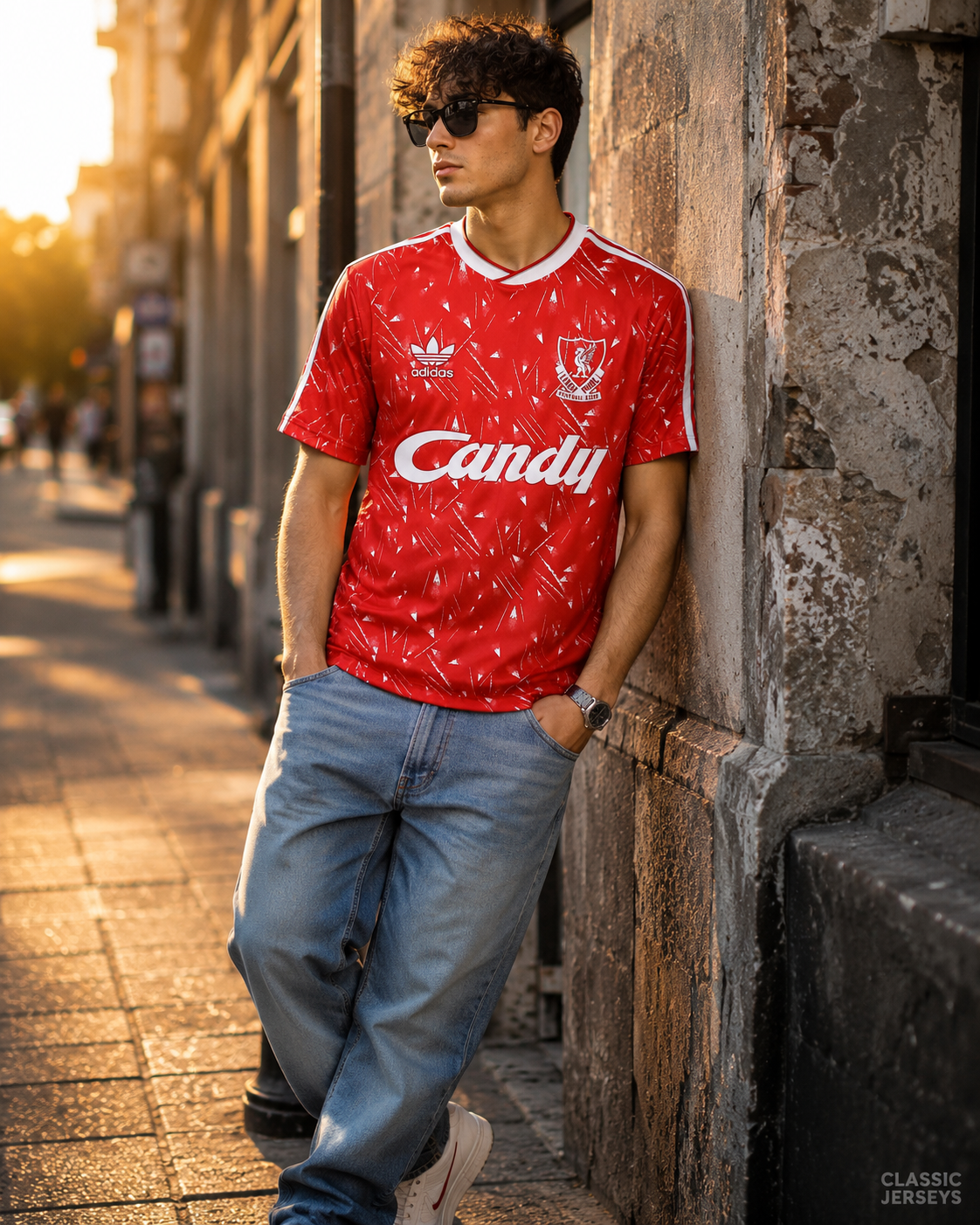 Retro 8991 Liverpool home Soccer Jersey