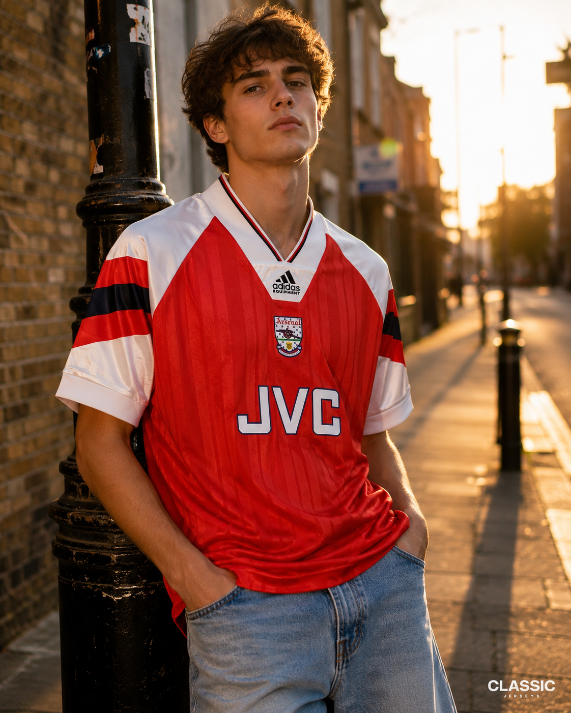 Retro Arsenal 92-93 home Soccer Jersey
