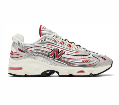 NB 1000 Metallic Silver Red