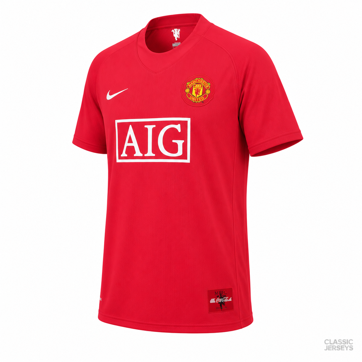 Retro 07-08 Manchester United Home Premier League Jersey
