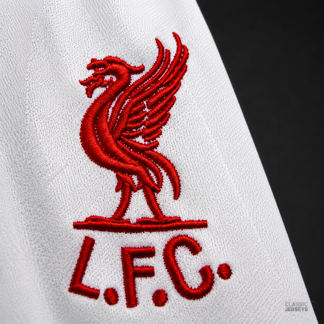 Retro 8586 Liverpool away white Soccer Jersey