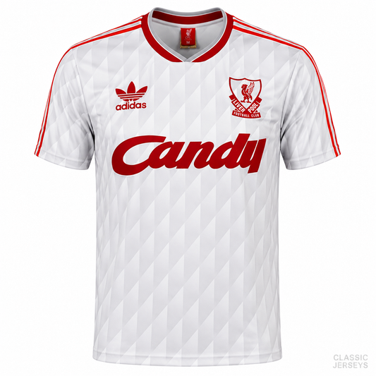 Retro 89-91 Liverpool away Soccer Jersey