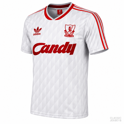 Retro 89-91 Liverpool away Soccer Jersey