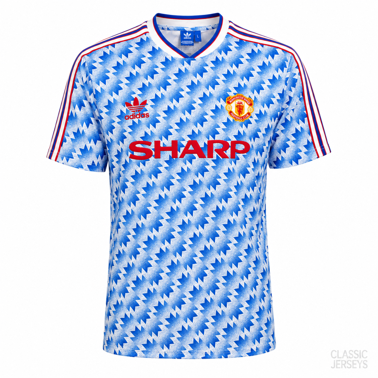 Retro 90-92 Manchester United Away Jersey