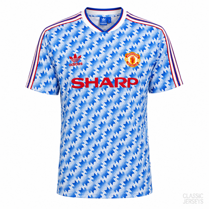 Retro 90-92 Manchester United Away Jersey