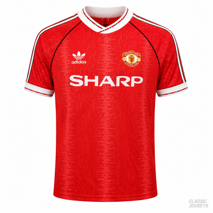 Retro 90-92 Manchester United Home Jersey