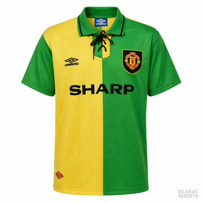 Retro 92-94 Manchester United Third Green Jersey