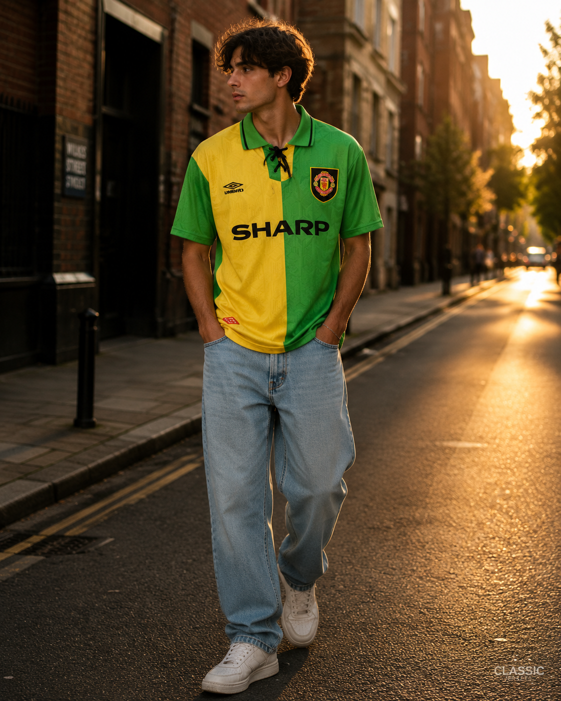 Retro 92-94 Manchester United Third Green Jersey