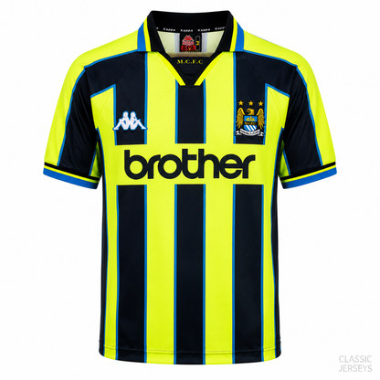 Retro Manchester City 98-99 away Soccer Jersey