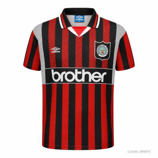 Retro 94-96 Manchester City away Soccer Jersey