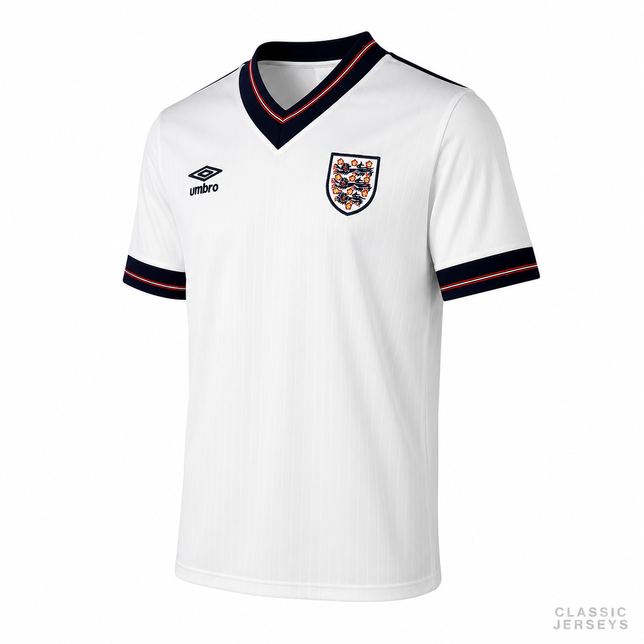 Retro 84-87 England home Soccer Jersey