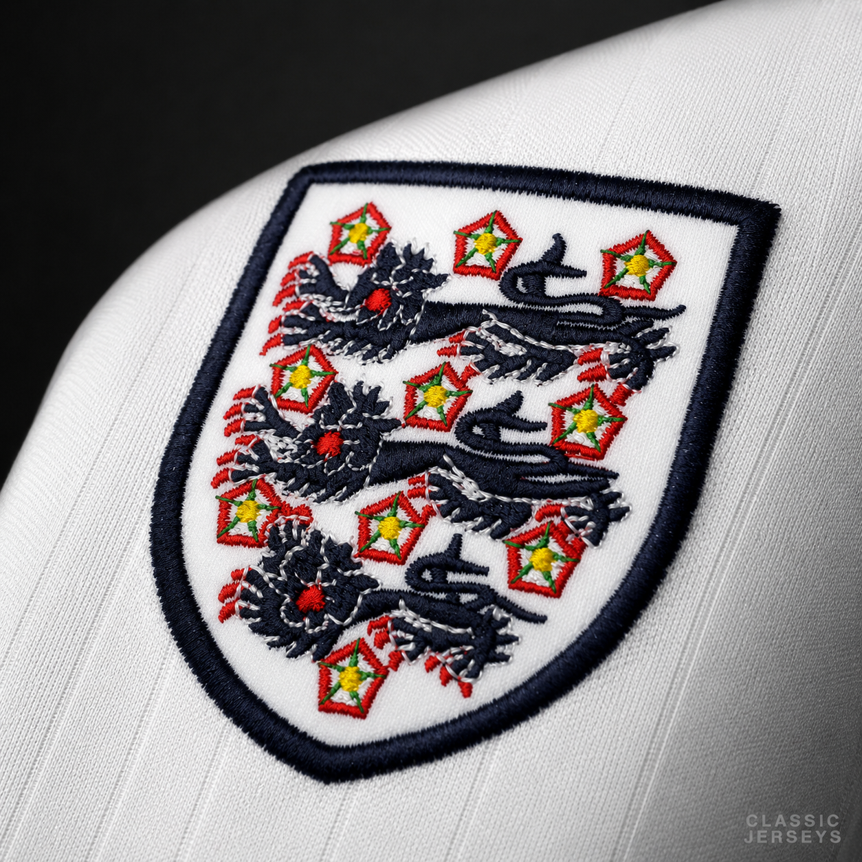 Retro 84-87 England home Soccer Jersey