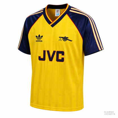 Retro 88-89 Arsenal AWAY Soccer Jersey