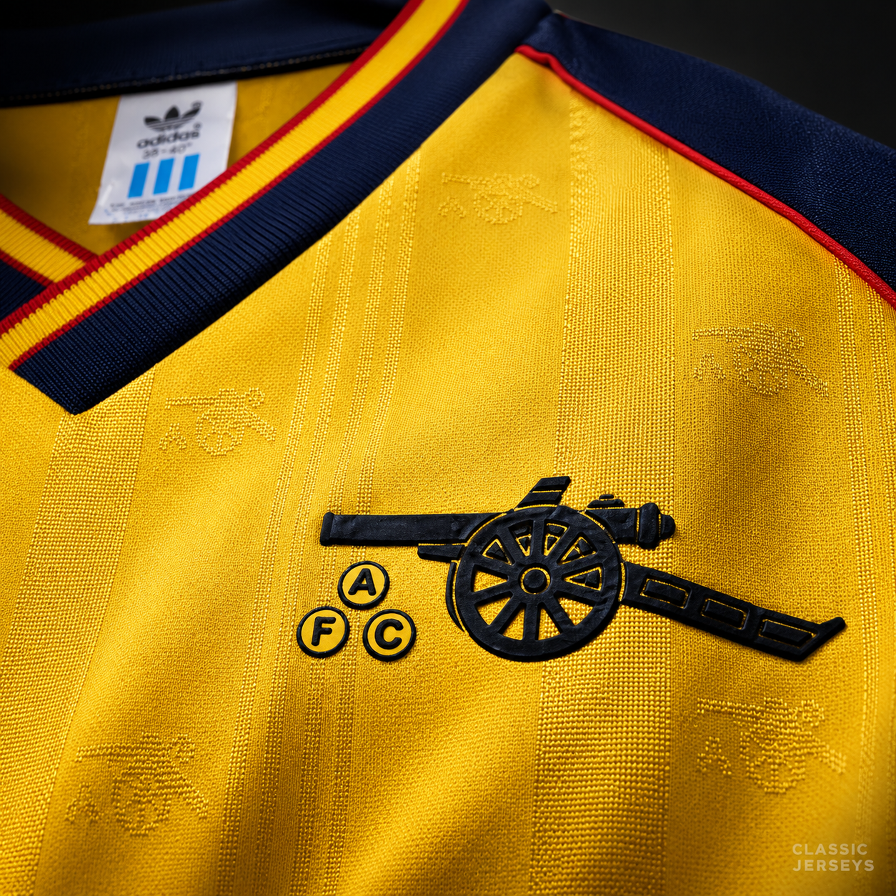 Retro 88-89 Arsenal AWAY Soccer Jersey