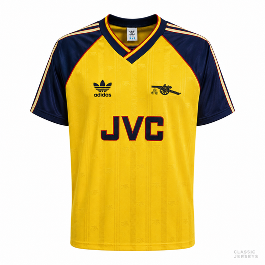 Retro 88-89 Arsenal AWAY Soccer Jersey